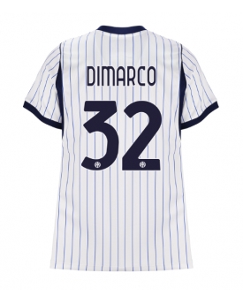 Billige Fotballdrakt Inter Milan Federico Dimarco #32 Replika Bortedrakt Dame 2026-27 Kortermet Billige Fotballdrakt Inter Milan Federico Dimarco #32 Replika Bortedrakt Dame 2026-27 Kortermet